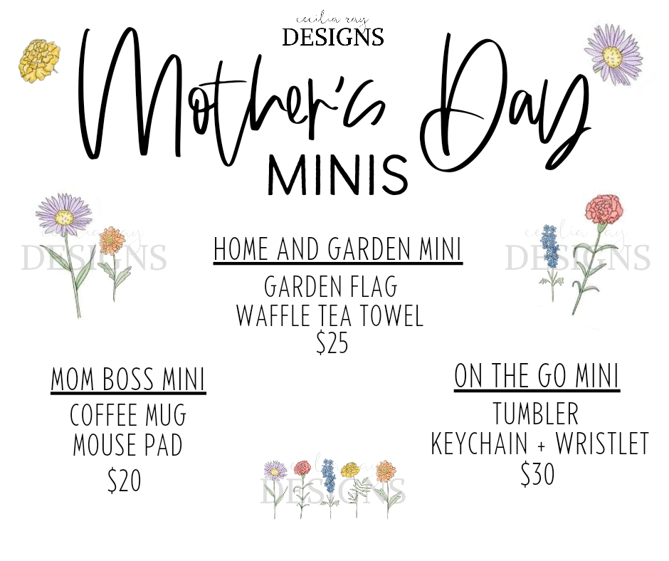 Mama & Mini Floral Ceramic Mug Set